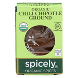 Spicely Organics - Organic Chipotle Chili - Ground - Case Of 6 - 0.45 Oz.