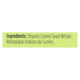 Spicely Organics - Organic Cumin Seed - Whole - Case Of 6 - 0.5 Oz.