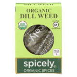 Spicely Organics - Organic Dill Weed - Case Of 6 - 0.1 Oz.