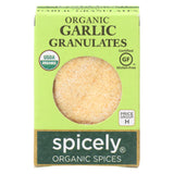 Spicely Organics - Organic Garlic Granulates - Case Of 6 - 0.45 Oz.