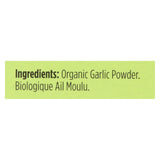 Spicely Organics - Organic Garlic Powder - Case Of 6 - 0.4 Oz.