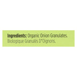 Spicely Organics - Organic Onion Granulates - Case Of 6 - 0.4 Oz.