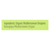 Spicely Organics - Organic Oregano - Case Of 6 - 0.15 Oz.