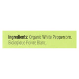 Spicely Organics - Organic Peppercorn - White - Case Of 6 - 0.35 Oz.