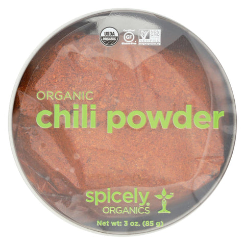 Spicely Organics - Organic Chili Powder - Case Of 2 - 3 Oz.