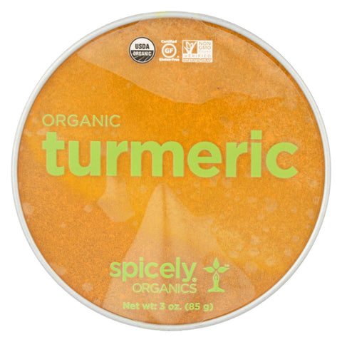 Spicely Organics - Organic Turmeric - Case Of 2 - 3 Oz.