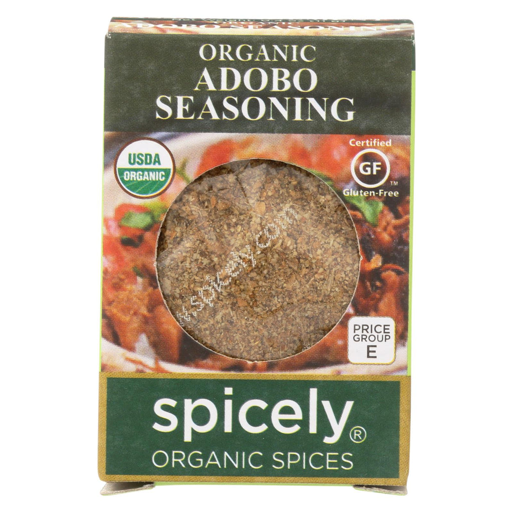 Spicely Organics - Organic Adobo Seasoning - Case Of 6 - 0.4 Oz.