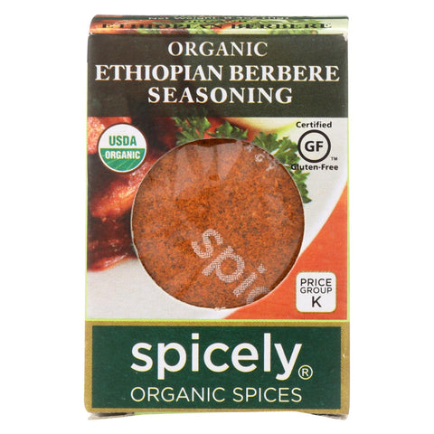 Spicely Organics - Organic Ethiopian Berbere Seasoning - Case Of 6 - 0.4 Oz.