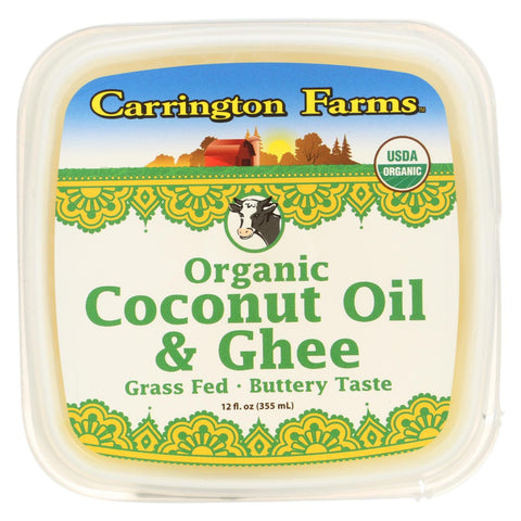 Carrington Farms Coconut Oil - Buttery Taste - Case Of 6 - 12 Oz.