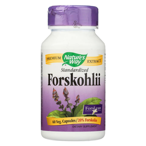 Nature's Way - Standardized Forskohlii - 60 Veg. Capsules