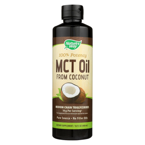 Nature's Way - 100 Percent Mct Oil From Coconut - 30 Fl Oz.