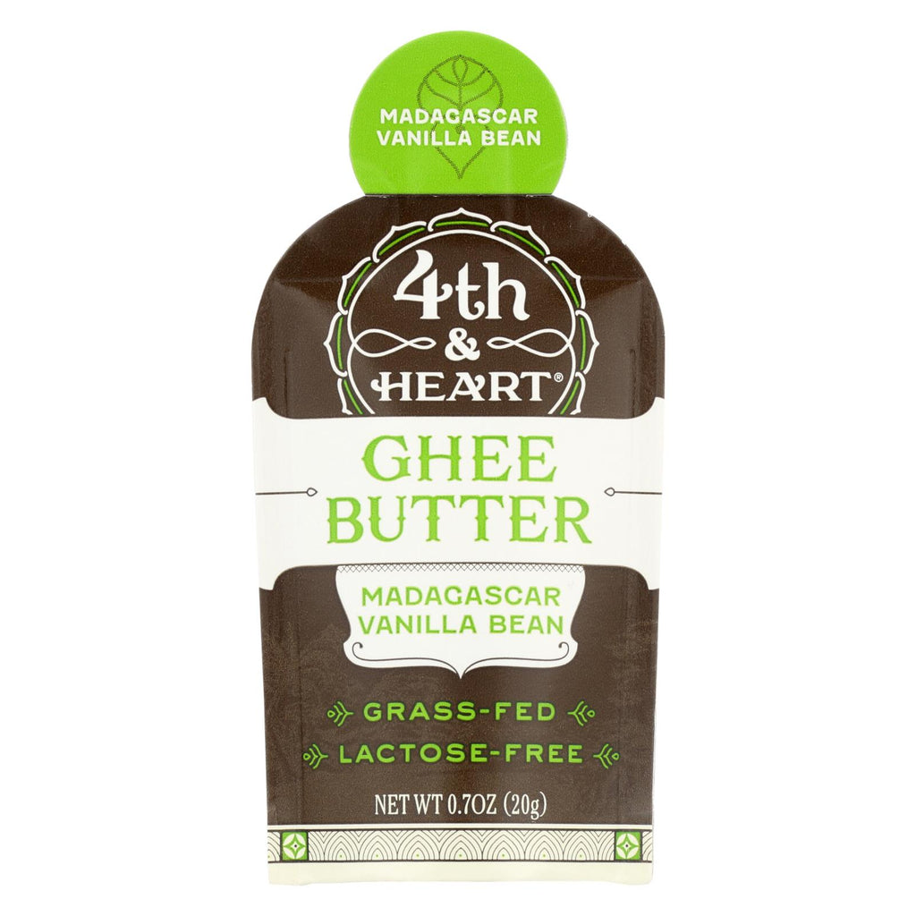 4th And Heart - Ghee - Madagascar Vanilla - Single - Case Of 5 - 0.7 Oz.