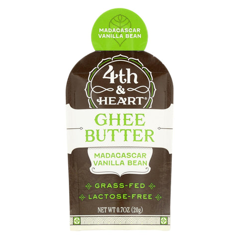 4th And Heart - Ghee - Madagascar Vanilla - Single - Case Of 5 - 0.7 Oz.