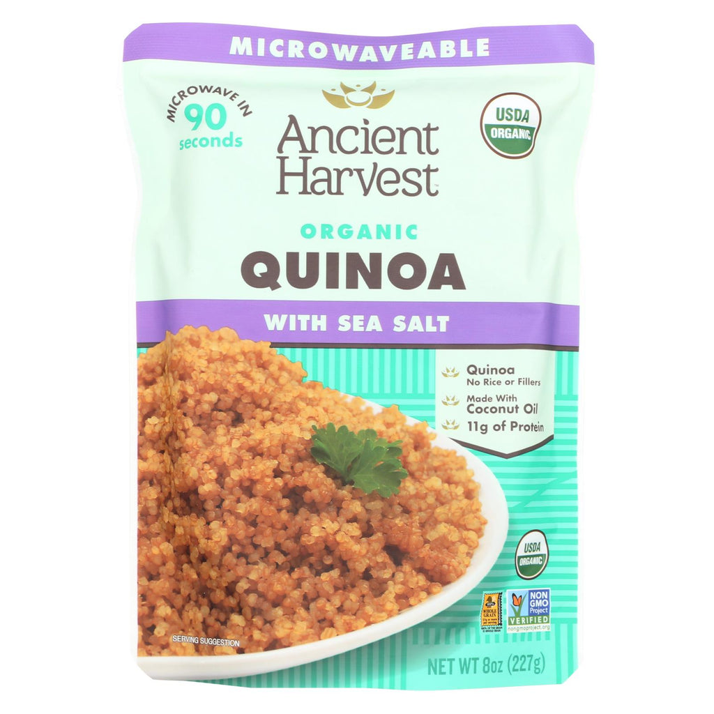 Ancient Harvest Organic Quinoa - With Sea Salt - Case Of 12 - 8 Oz