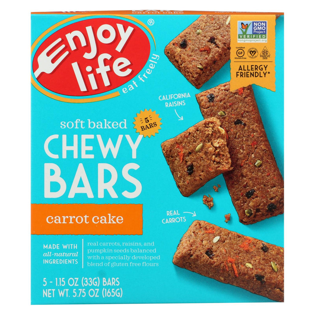 Enjoy Life - Snack Bar - Carrot Cake - Case Of 6 - 5.75 Oz.