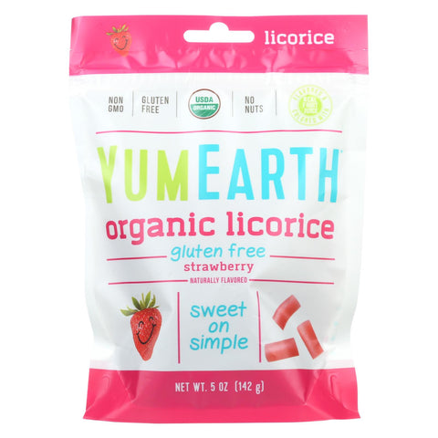 Yumearth Organics Soft Eating - Strawberry Licorice - Case Of 12 - 5 Oz.