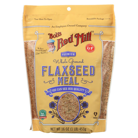 Bob's Red Mill - Flaxseed Meal - Gluten Free - Case Of 4 - 16 Oz