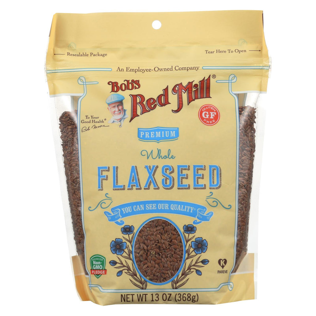 Bob's Red Mill - Flaxseeds - Gluten Free - Case Of 6 - 13 Oz