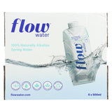 Flow Spring Water - Natural Alkaline - Case Of 6 - 500 Ml