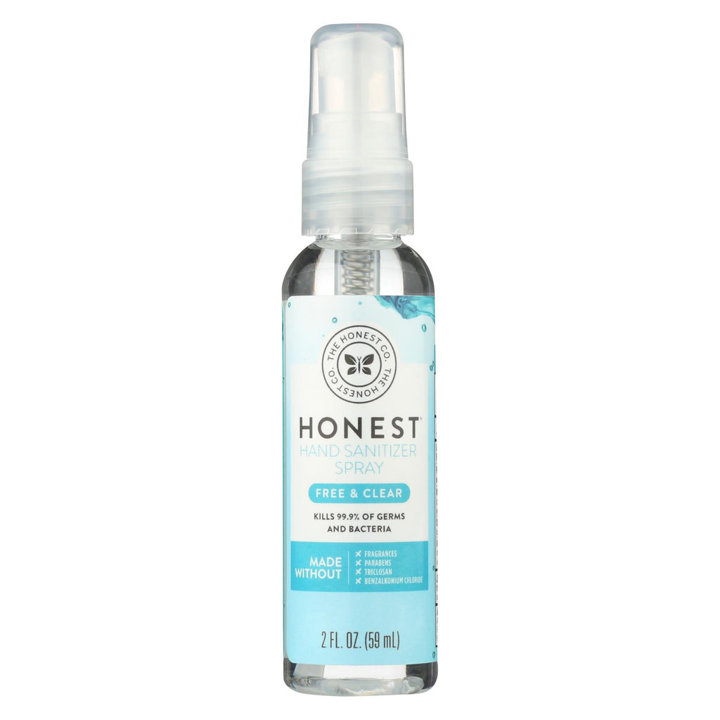 The Honest Company - Hand Sanitizer Spray - Free And Clear - Case Of 12 - 2 Fl Oz.