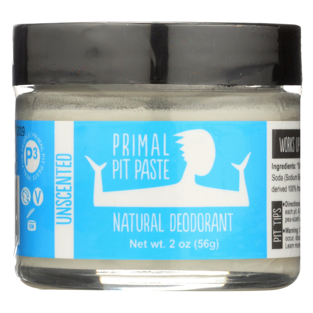 Go Primal Deodorant Stick - Unscented - Paste - 2 Oz