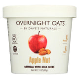 Dave's Gourmet - Overnight Oats - Applenut - Case Of 8 - 2.1 Oz.