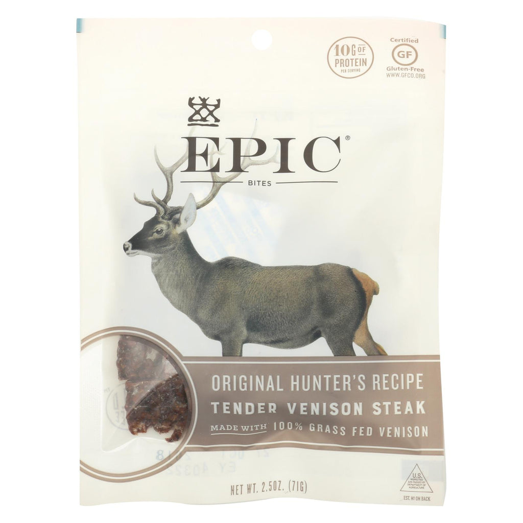 Epic - Bites - Venison - Case Of 8 - 2.5 Oz