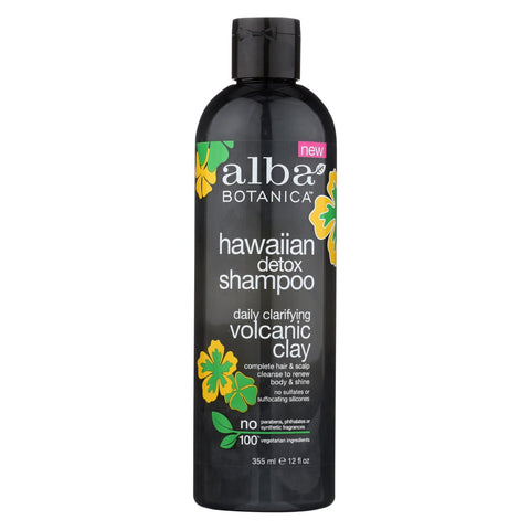 Alba Botanica - Shampoo - Hawaiian Detox - Daily - 12 Fl Oz