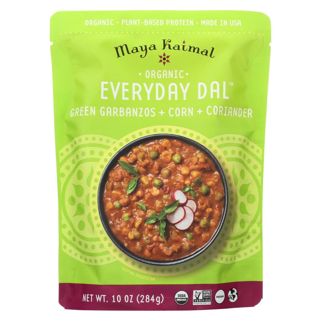 Maya Kaimal - Organic Everyday Dal - Green Garbanzo Corn Coriander - Cs Of 6 -10 Oz