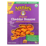 Annie's Homegrown Organic Bunnies Crackers - Cheddar - Case Of 6 - 11.25 Oz