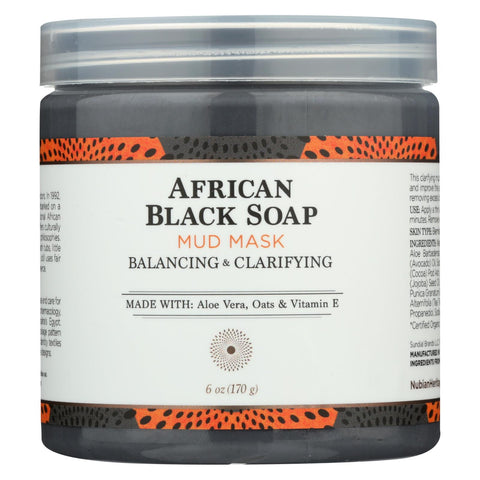 Nubian Heritage Mask - African Black Soap - 6 Fl Oz