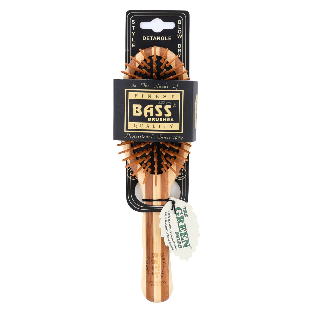 Bass Brushes - Bamboo Wood Bristle Brush - Large - 1 Count