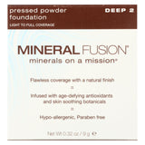 Mineral Fusion - Pressed Powder Foundation - Deep 2 - 0.32 Oz.