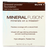 Mineral Fusion - Pressed Powder Foundation - Olive 1 - 0.32 Oz.