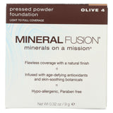 Mineral Fusion - Pressed Powder Foundation - Olive 4 - 0.32 Oz.