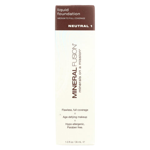 Mineral Fusion - Liquid Mineral Foundation - Neutral 1 - 1 Oz.