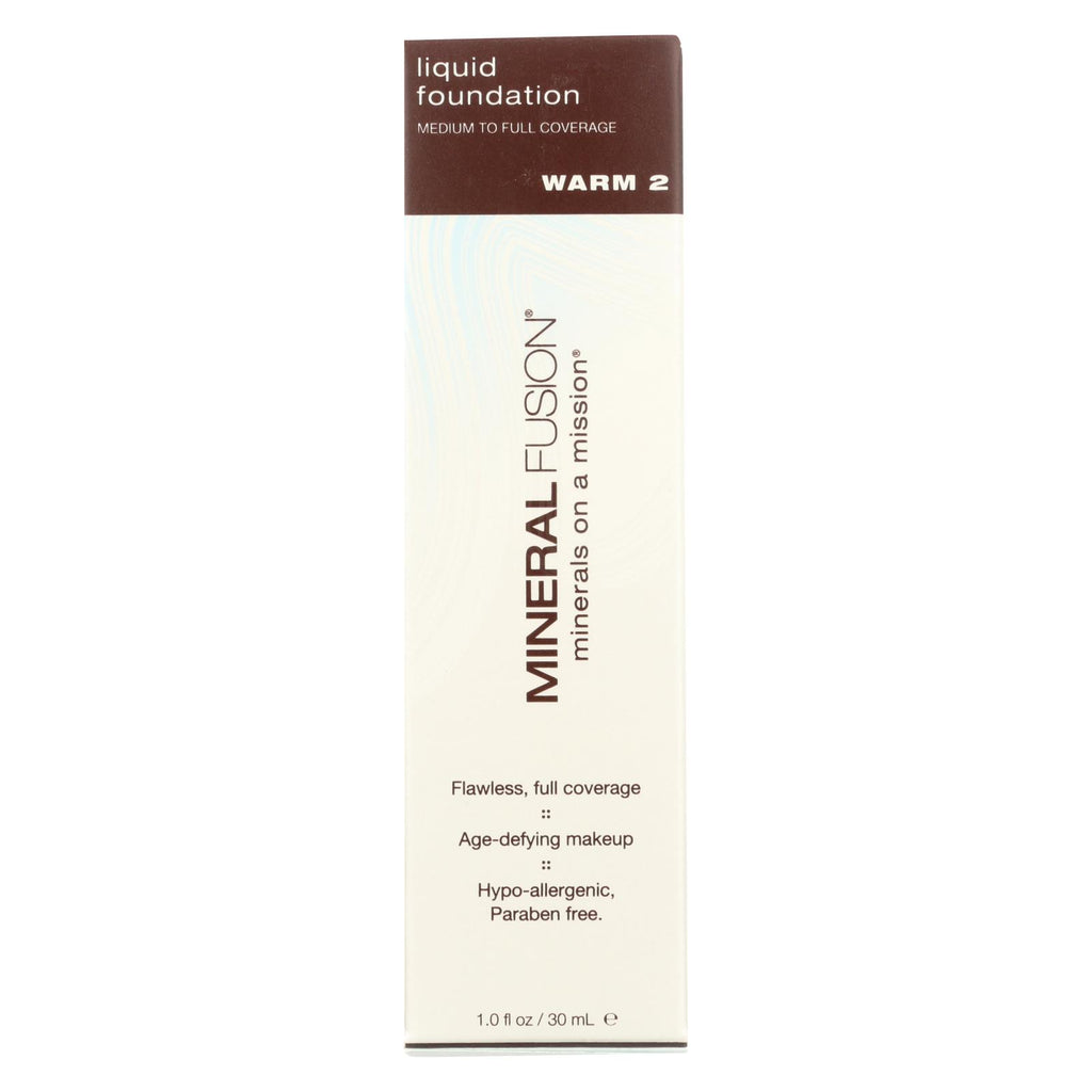 Mineral Fusion - Liquid Mineral Foundation - Warm 2 - 1 Oz.