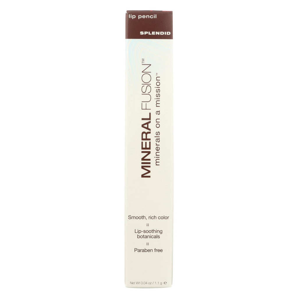 Mineral Fusion - Lip Pencil - Splendid - 0.04 Oz.