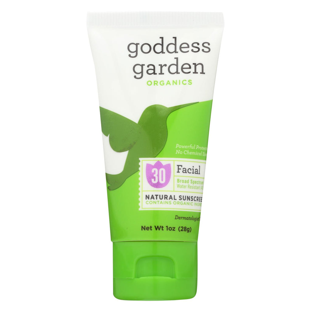 Goddess Garden Sunscreen - Facial - Case Of 12 - 1 Fl Oz.