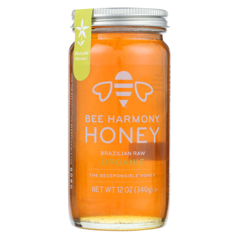 Bee Harmony - Honey - Brazilian Raw Honey - Case Of 6-12 Oz.