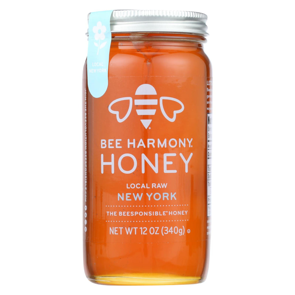 Bee Harmony - Honey - Local Raw New York - Case Of 6-12 Oz.