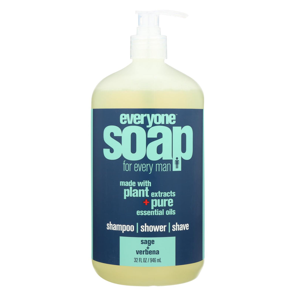 Everyone Kid Soap - Sage And Verbena - Case Of 1 - 32 Fl Oz.