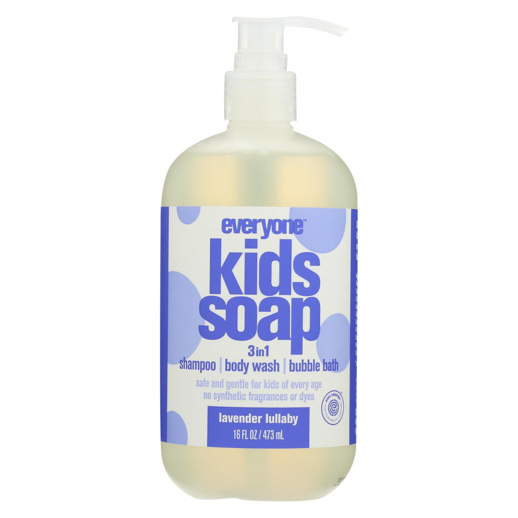 Everyone Kid Soap - Lavender Lullaby - Case Of 1 - 16 Fl Oz.