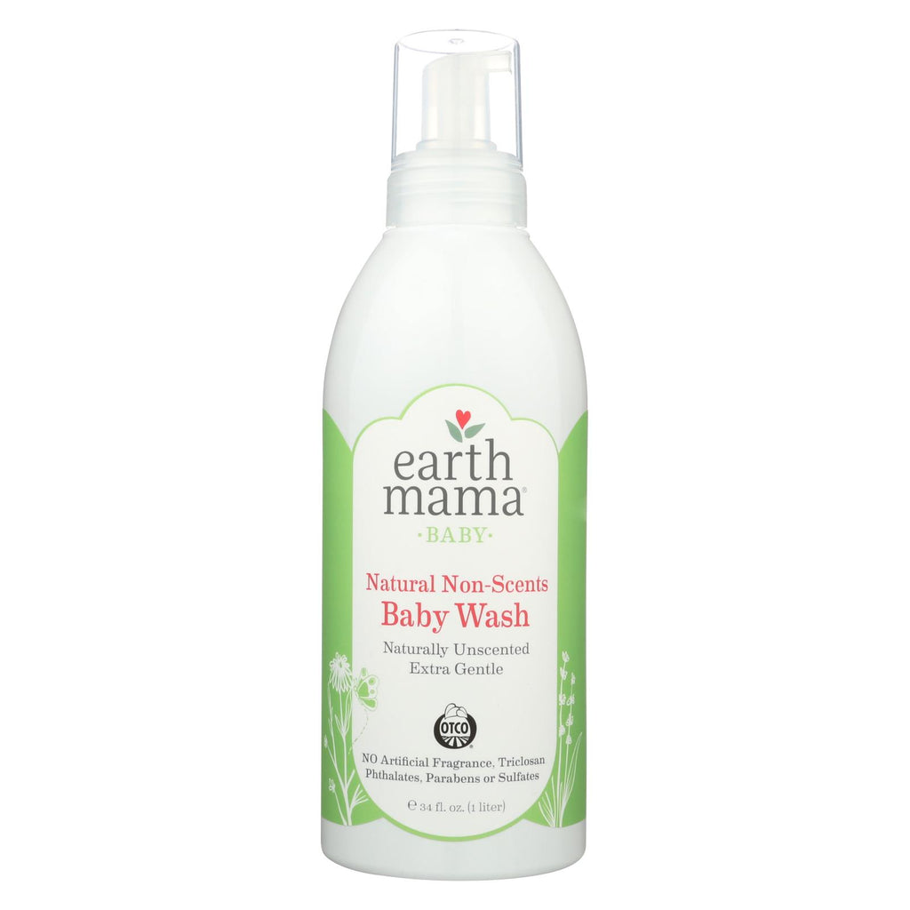 Earth Mama - Baby Wash - Non-scented - 34 Fl Oz.