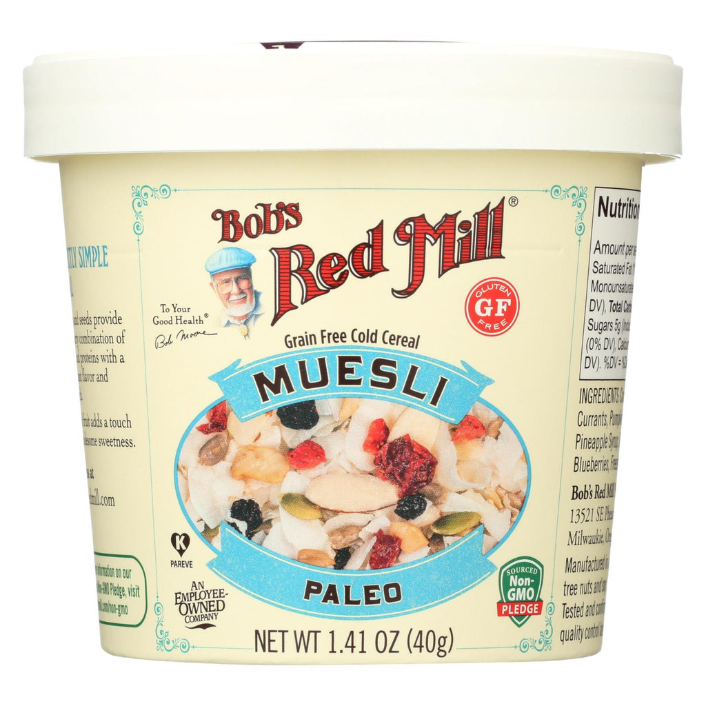 Bob's Red Mill - Muesli Cup - Paleo - Case Of 12 - 1.41 Oz.