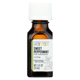 Aura Cacia - Essential Oil - Peppermint, Sweet - Case Of 1 - .50 Fl Oz.