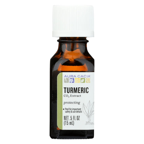 Aura Cacia - Essential Oil - Turmeric Extract - Case Of 1 - .50 Fl Oz.