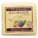 A La Maison - Bar Soap - Fig And Basil - Case Of 6 - 3.5 Oz