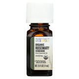 Aura Cacia - Essential Oil - Rosemary, Verbenone - Case Of 1 - .25 Fl Oz.