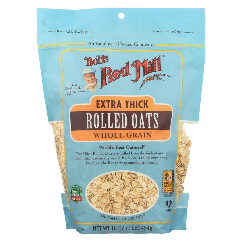 Bob's Red Mill - Rolled Oats - Extra Thick - Case Of 4-16 Oz.